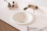 TOPTUNI400 ADP UNITY ROUND INSET BASIN GLOSS/MATTE WHITE