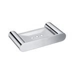 BADUNDKUCHE BK2307 SS RUND SOAP HOLDER CHROME/MATT BLACK