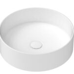ADP TOPCROB400 ROBBIE ROUND ABOVE COUNTER BASIN GLOSS/MATTE WHITE