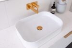 TOPCMAX5537 ADP MAX RECTANGULAR ABOVE COUNTER BASIN GLOSS/MATTE WHITE