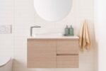 ADP TOPTFAI5026 FAITH RECTANGULAR SEMI INSET BASIN GLOSS/MATTE WHITE
