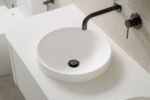 ADP TOPTRES400 RESPECT ROUND SEMI INSET BASIN GLOSS/MATTE WHITE