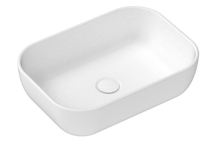ADP TOPCSTA4632 STADIUM RECTANGULAR ABOVE COUNTER BASIN GLOSS/MATTE WHITE
