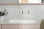 ADP TOPTFAI5026 FAITH RECTANGULAR SEMI INSET BASIN GLOSS/MATTE WHITE