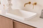 ADP TOPTPRI5537 PRIDE RECTANGULAR SEMI INSET BASIN GLOSS/MATTE WHITE