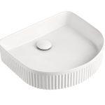 ABOVE COUNTER BASIN ARCH FLUTED GLOSS WHITE TOPCAFL4136GW ADP