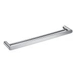 BADUNDKUCHE BK2302-600 SS RUND DOUBLE TOWEL RAIL 600MM CHROME AND COLOURED