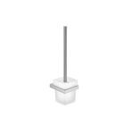 BADUNDKUCHE BK608 KOMPAKT ECKIG TOILET BRUSH HOLDER CHROME AND COLOURED