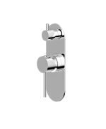 BADUNDKUCHE BKM2505 MORGAN RUND SHOWER DIVERTER MIXER CHROME AND COLOURED