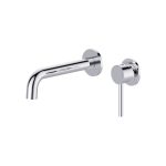 BADUNDKUCHE BKM2506 MORGAN RUND BATH/BASIN MIXER WITH SPOUT CHROME AND COLOURED