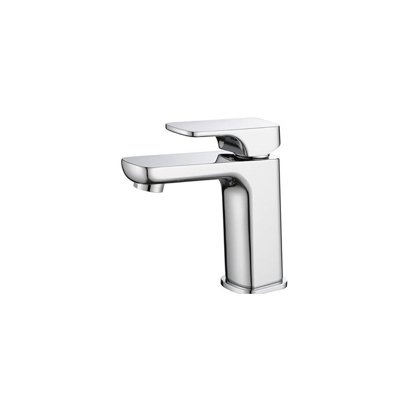 BADUNDKUCHE BKM302 KOMPAKT ECKIG BASIN MIXER CHROME AND COLOURED