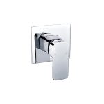 BADUNDKUCHE BKM304 KOMPAKT ECKIG SHOWER MIXER CHROME AND COLOURED