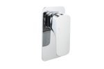 BADUNDKUCHE BKM307 KOMPAKT ECKIG SHOWER MIXER CHROME AND COLOURED