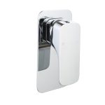 BADUNDKUCHE BKM307 KOMPAKT ECKIG SHOWER MIXER CHROME AND COLOURED
