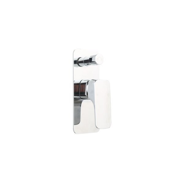 BADUNDKUCHE BKM308 KOMPAKT ECKIG SHOWER DIVERTER MIXER CHROME AND COLOURED