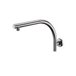 BADUNDKUCHE BKS02A RUND ROUND CURVE SHOWER ARM CHROME AND COLOURED