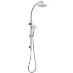 BADUNDKUCHE BKSR205 RUND MULTI-FUNCTION SHOWER WITH 200MM OVERHEAD RAIN SHOWER CHROME AND COLOURED