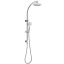 BADUNDKUCHE BKSR205 RUND MULTI-FUNCTION SHOWER WITH 200MM OVERHEAD RAIN SHOWER CHROME AND COLOURED