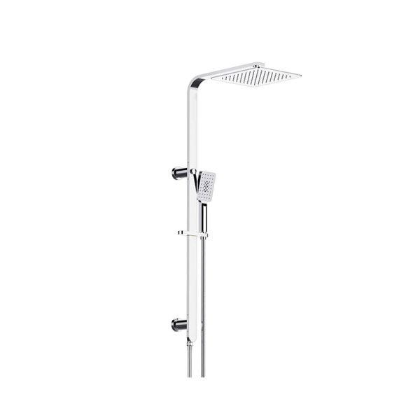 BADUNDKUCHE BKSR403 LUXUS MULTIFUNCTION SHOWER WITH 250MM OVERHEAD RAIN SHOWER CHROME AND COLOURED