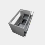 INSPIRE BS750G BOSTON BEVEL EDGE WALL HUNG VANITY 750 CABINET ONLY MATTE GREY