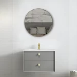 INSPIRE BS750G BOSTON BEVEL EDGE WALL HUNG VANITY 750 CABINET ONLY MATTE GREY