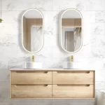 INSPIRE BY1500N BYRON WALL HUNG VANITY 1500 CABINET ONLY NATURAL OAK