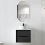 INSPIRE BY600B BYRON WALL HUNG VANITY 600 CABINET ONLY BLACK OAK