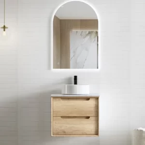 INSPIRE BY600N BYRON WALL HUNG VANITY 600 CABINET ONLY NATURAL OAK