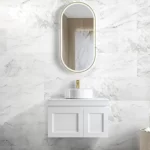 INSPIRE HPM750W HAMPTON MARK II WALL HUNG VANITY 750 CABINET ONLY MATTE WHITE