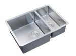INSPIRE M-CBS-820-66 ARTE ONE AND HALF BOWL KITCHEN / LAUNDRY SINK STAINLESS STEEL