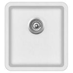 INSPIRE M-KB5846S-W VIVA GRANITE QUARTZ STONE KITCHEN / LAUNDRY SINK WHITE