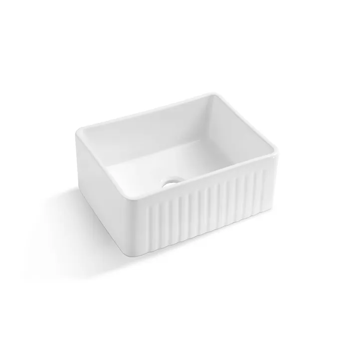 INSPIRE MC60455 HAMPSHIRE BUTLER KITCHEN/LAUNDRY SINK 615X455 WHITE