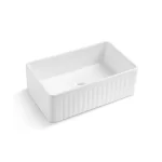 INSPIRE MC76455 BOSTON BUTLER KITCHEN/LAUNDRY SINK 765X455 WHITE