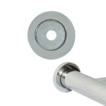 LAWSON SERIES MOUNTING PLATE ROUND POLISHED STAINLESS STEEL METLAM ML6044PSS