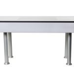 BENCH SEAT - 900MML * 410MMW WHITE COMPACT LAMINATE SEAT TOP METLAM ML986_CL