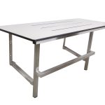 CHANGING PLACES FOLDING SHOWER SEAT WITH HANDLE - 960MML * 450MMW PHENOLIC SATIN STAINLESS STEEL FRAME METLAM ML998_PH
