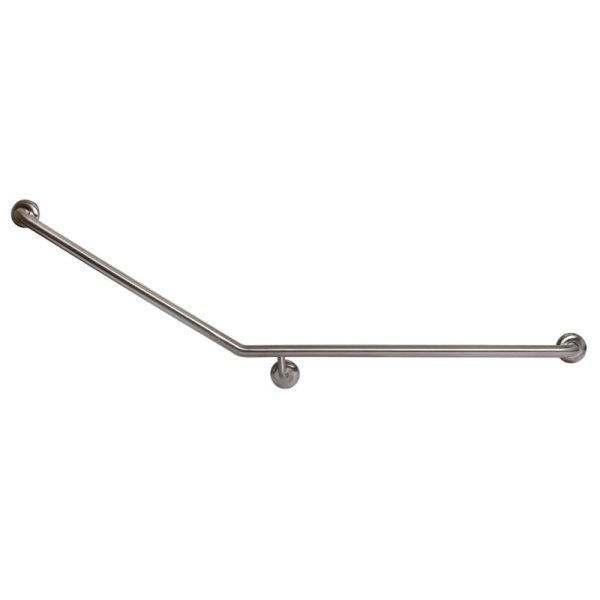 ACCESSIBLE RIGHT HAND 30° GRAB RAIL, CONCEALED FIX SATIN STAINLESS STEEL METLAM MLR102_X