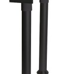 ADJUSTABLE BENCH SEAT BRACKET DESIGNER BLACK ANODISED ALUMINIUM METLAM ML_BSB380_DESIGNER