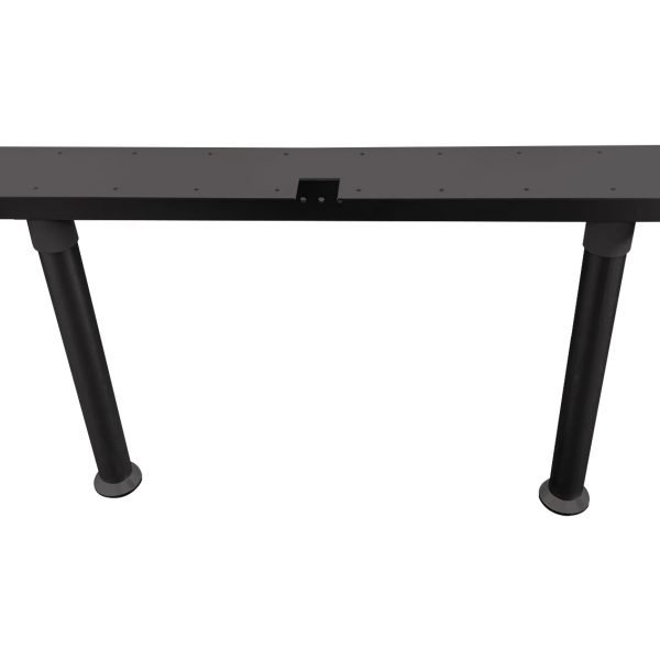 ADJUSTABLE ISLAND BENCH SEAT BRACKET DESIGNER BLACK ANODISED ALUMINIUM METLAM ML_BSBISLAND_BLK