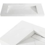 INSPIRE SSTML1200 MOONLIGHT SINGLE/DOUBLE WALL HUNG BASIN 1200 WHITE