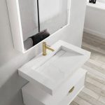 INSPIRE SSTML750 MOONLIGHT WALL HUNG BASIN 750 WHITE