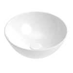 ADP TOPCPLU PLUTO ROUND ABOVE COUNTER BASIN GLOSS/MATTE WHITE
