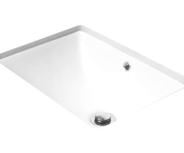 RECTANGULAR UNDER-COUNTER BASIN DISH GLOSS WHITE BT420 ADP