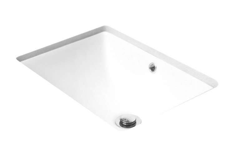 RECTANGULAR UNDER-COUNTER BASIN DISH GLOSS WHITE BT420 ADP