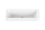 RECTANGULAR SEMI INSET BASIN FAITH GLOSS/MATTE WHITE TOPTFAI5026 ADP