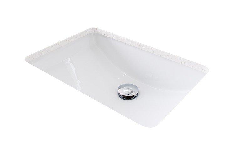 RECTANGULAR UNDER-COUNTER BASIN GRAVITY GLOSS WHITE TOPCGRA5237 ADP