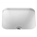 SQUARE UNDER-COUNTER BASIN HONOUR GLOSS/MATTE WHITE TOPTHON3737 ADP