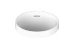 ROUND SEMI INSET BASIN LUKA GLOSS/MATTE WHITE TOPSLUK320W ADP