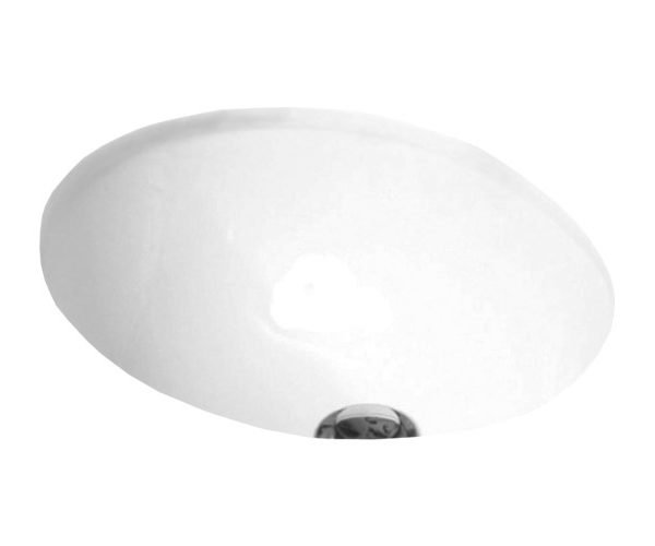 OVAL UNDER-COUNTER BASIN OVALGLOSS WHITE BT416 ADP