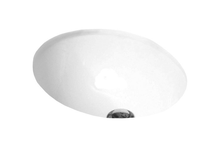 OVAL UNDER-COUNTER BASIN OVALGLOSS WHITE BT416 ADP